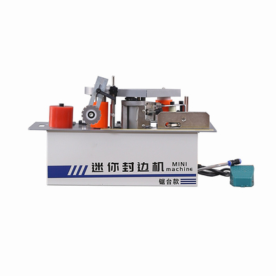 เครื่องรัดขอบงานไม้ขนาดเล็ก 380V ยืดเส้นตรงโค้ง